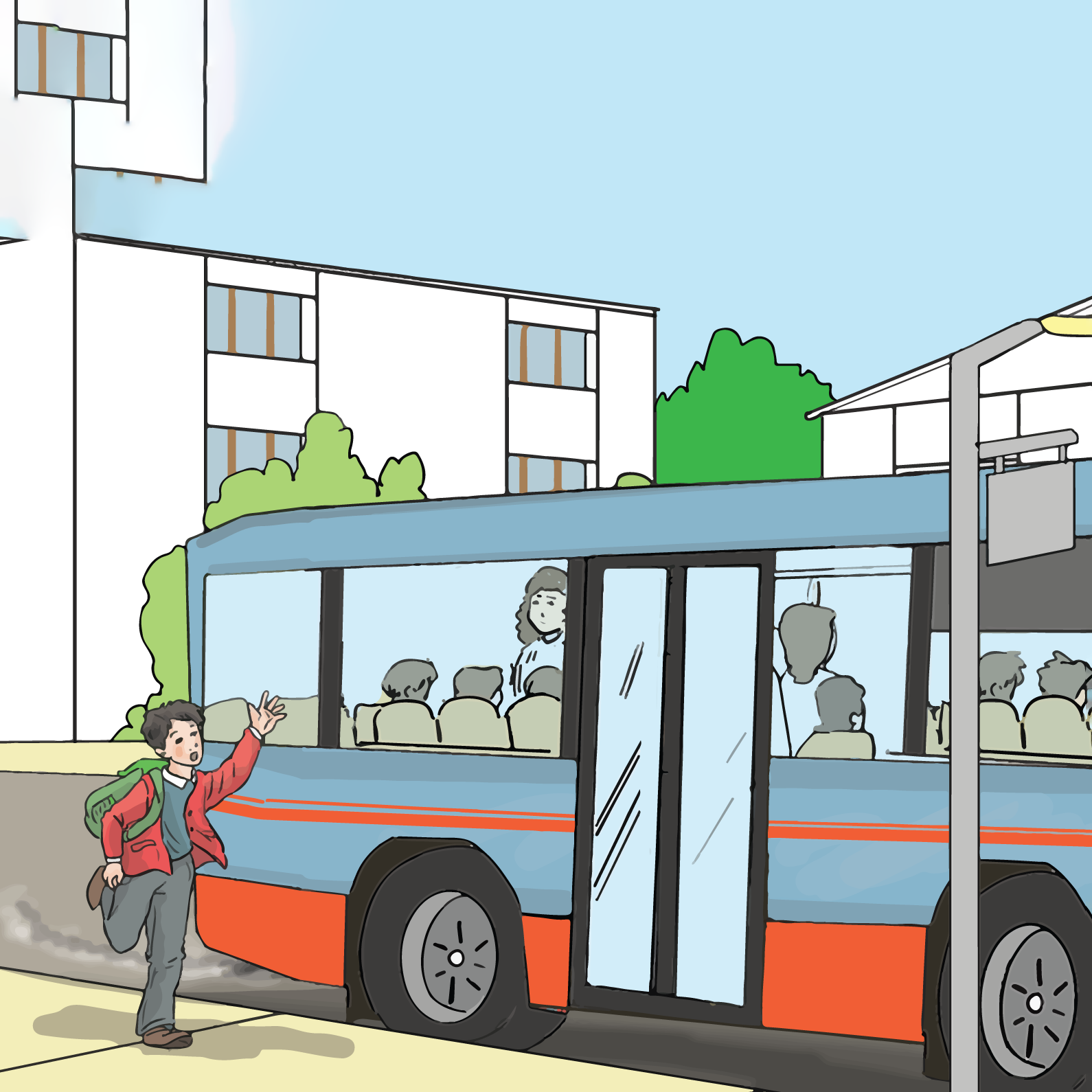 run for the bus